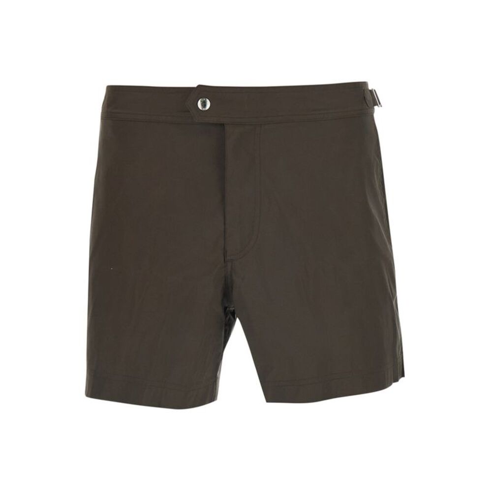 Tom Ford Men Micro Compact Poplin Wr Swim Short